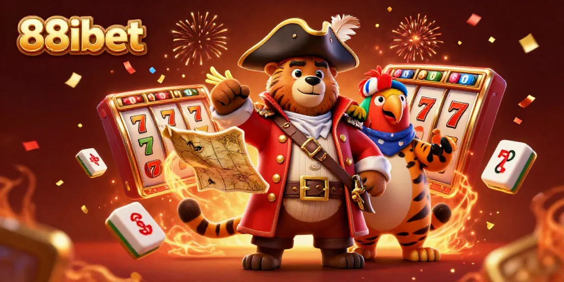 Experience the excitement of 88ibet's vibrant casino atmosphere with thrilling game elements and colorful characters.