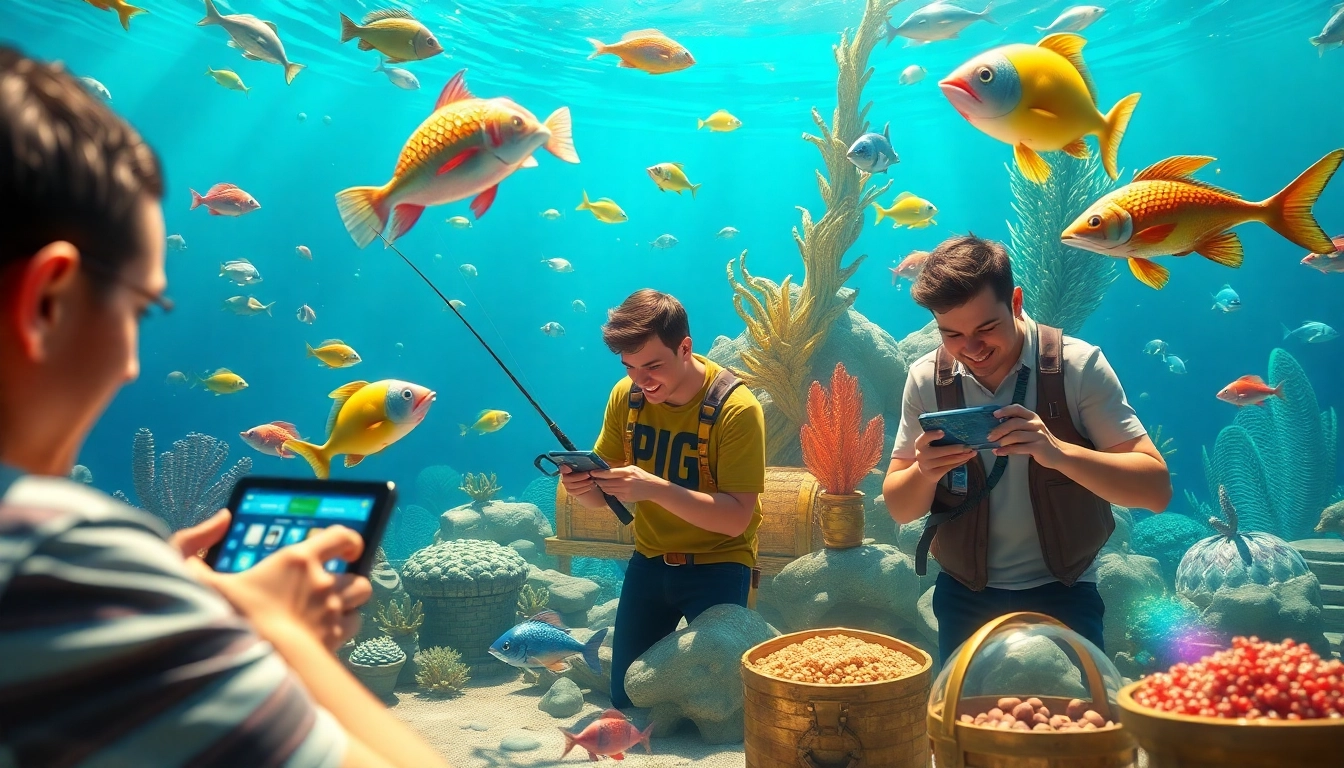 Experience thrilling bắn cá đổi thưởng with vibrant underwater visuals and engaging gameplay.