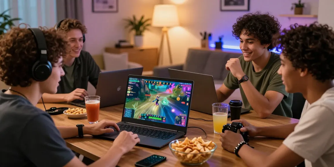 Engaging gaming session with friends at home showcasing cm88 online entertainment.