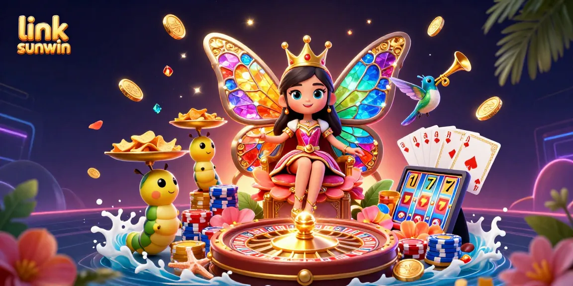 Engage with link sunwin in this vibrant 3D casino scene packed with action and excitement.